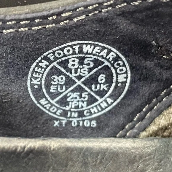 Women's Keen Black Waterproof Leather "Seattle Mary" Shoes 8.5 Beach Pool Swim - Picture 8 of 9